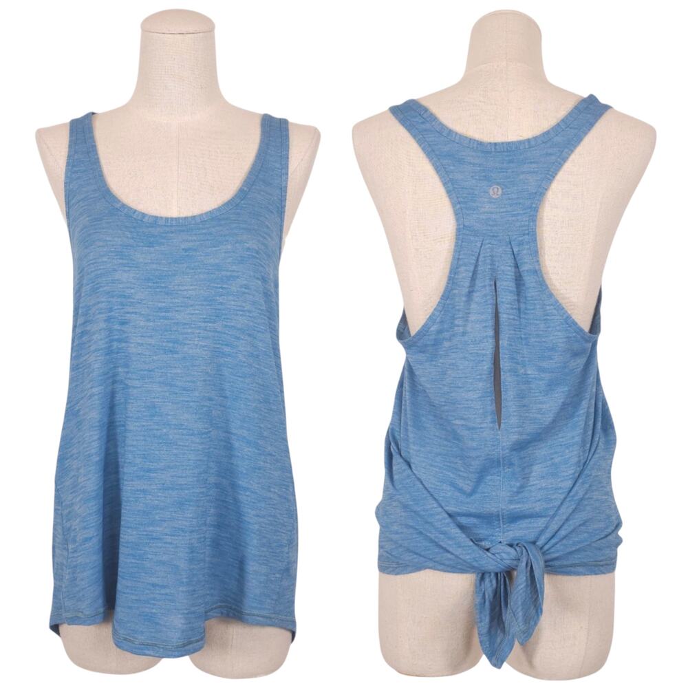 Lululemon Salute the Sun Tank Blue Sz Medium
